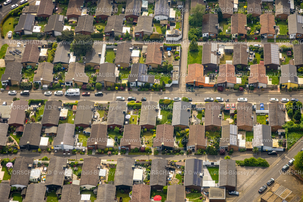 Herne240500451 | Luftbild, Wohnsiedlung Wohngebiet Detmolder RIng, Holsterhausen, Herne, Ruhrgebiet, Nordrhein-Westfalen, Deutschland