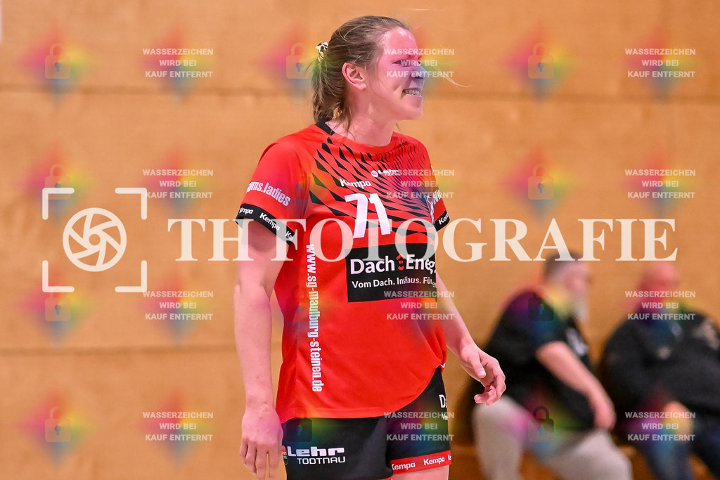 GER, SG Maulburg/Steinen - HB Kinzigtal, Handball, Suedbadenliga, 22. Spieltag, Saison 2023/2024, 27.04.2024 | Sabrina Gruber (SG Maulburg/Steinen, #71)

GER, SG Maulburg/Steinen - HB Kinzigtal, Handball, Suedbadenliga, 22. Spieltag, Saison 2023/2024, 27.04.2024

Foto: TH Fotografie/Thomas Hess