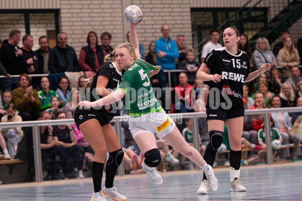 Handball I Frauen I Saison 2025-2026 I 3. Liga Staffel Nord I 20. Spieltag I SC SFN Vechta - SV Henstedt-Ulzburg0025 | jns.sportfotos - Realisiert mit Pictrs.com