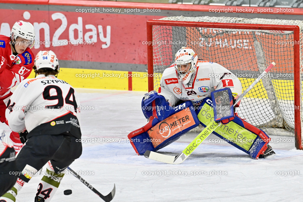 EC KAC Future Team vs. Rittner Buam 16.11.202 | #87 Piuk Tobias, #94 Szypula Ethan, #29 Furlong Colin Keith