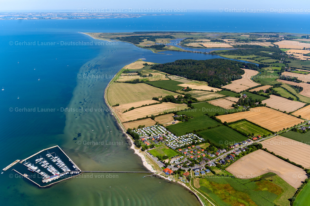 4037597 | Yachthafen u. Campingplatz, Wackerballig mit Ostseeküste bis Birk-Nack