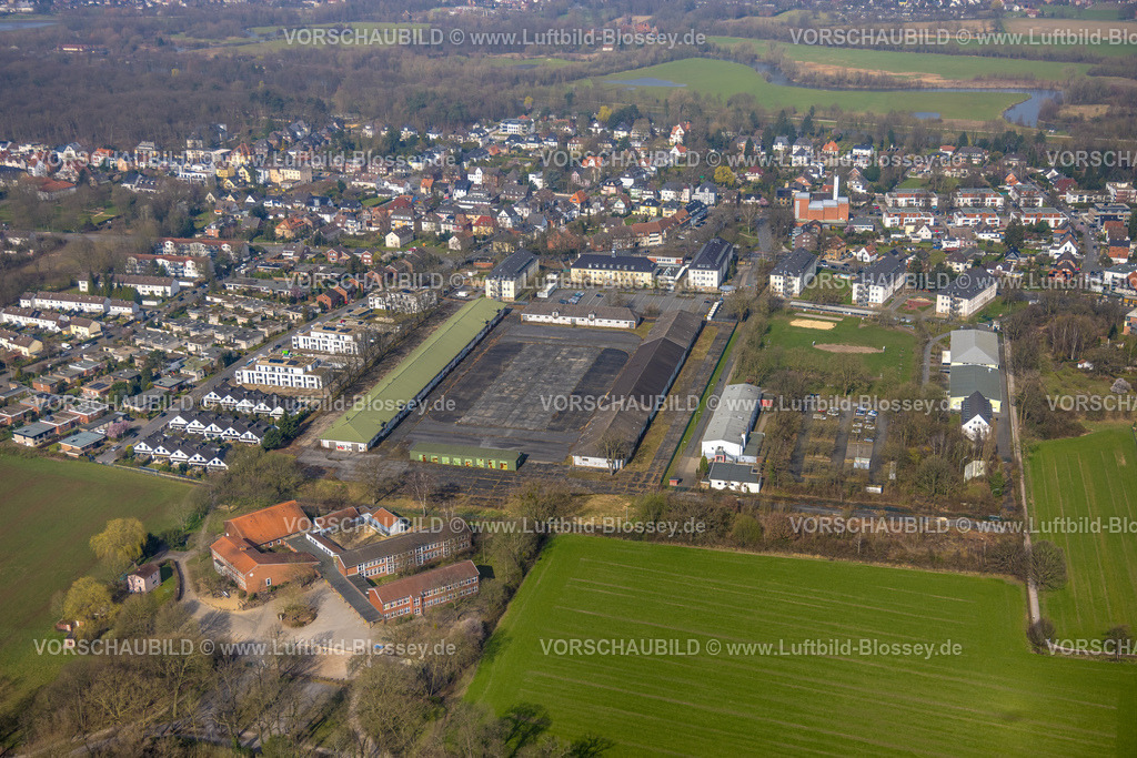 Hamm240306222 | Luftbild, Bundesverwaltungsamt Hamm Bundesbehörde, Hauptzollamt Bielefeld, Baustelle mit Neubau Wohnhäuser in der Schützenstraße, 
Wohngebiet Alter Uentroper Weg, Kettelerschule Grundschule, Uentrop, Hamm, Ruhrgebiet, Nordrhein-Westfalen, Deutschland