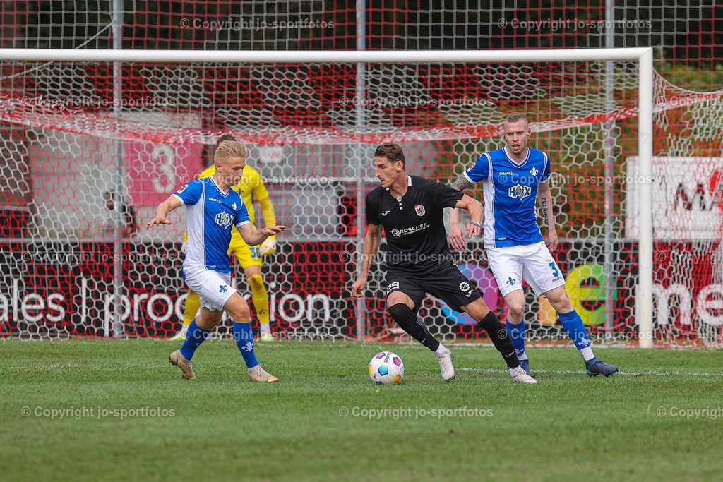 Giessen_Darmstadt (285) | 16.07.2023; Testspiel; Waldstadion Gießen; FC Gießen - SV Darmstadt 98; Ergebnis: 2:0 (0:0)