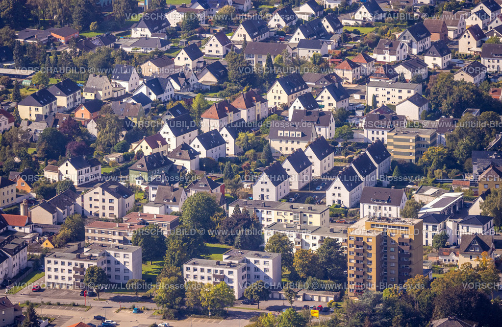 Froendenberg220901259 | Luftbild, Wohnsiedlung, Hardenbergstraße, Fröndenberg, Fröndenberg/Ruhr, Ruhrgebiet, Nordrhein-Westfalen, Deutschland