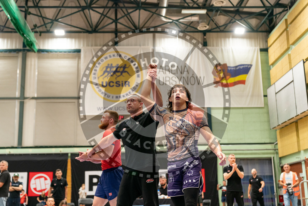 20230916PBB7394 | Fighters compete during the grappling tournement ADCC Trials (European, Middle East and African Championship) in Warsaw, Poland, on September 16, 2023.