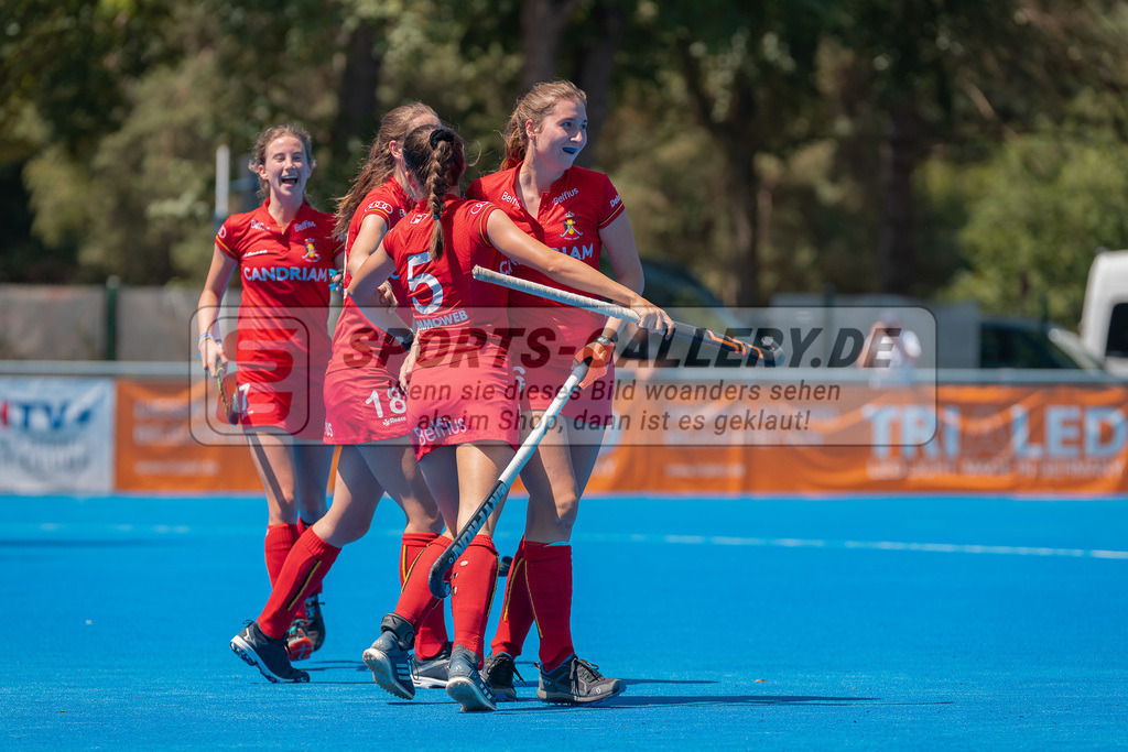 HK_20230708_109831 | Euro Hockey WU18 Belgium - Scotland Championship Girls &amp; Boys am 8.7.2023 CHTC , Krefeld ,