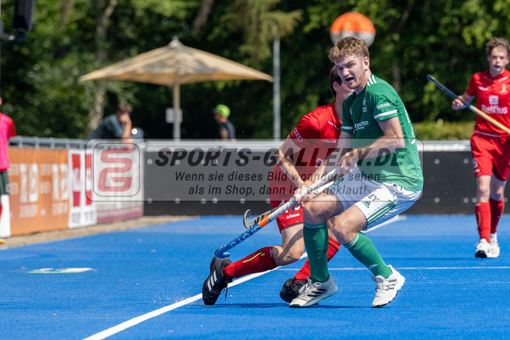 SFE_20230709_0006 | EuroHockey EM U18 Boys Belgium vs Ireland am 09.07.2023 in Krefeld (Gerd-Wellen-Hockeyanlage), Photo: Stephan Fehrmann 2023 (Sports-Gallery)