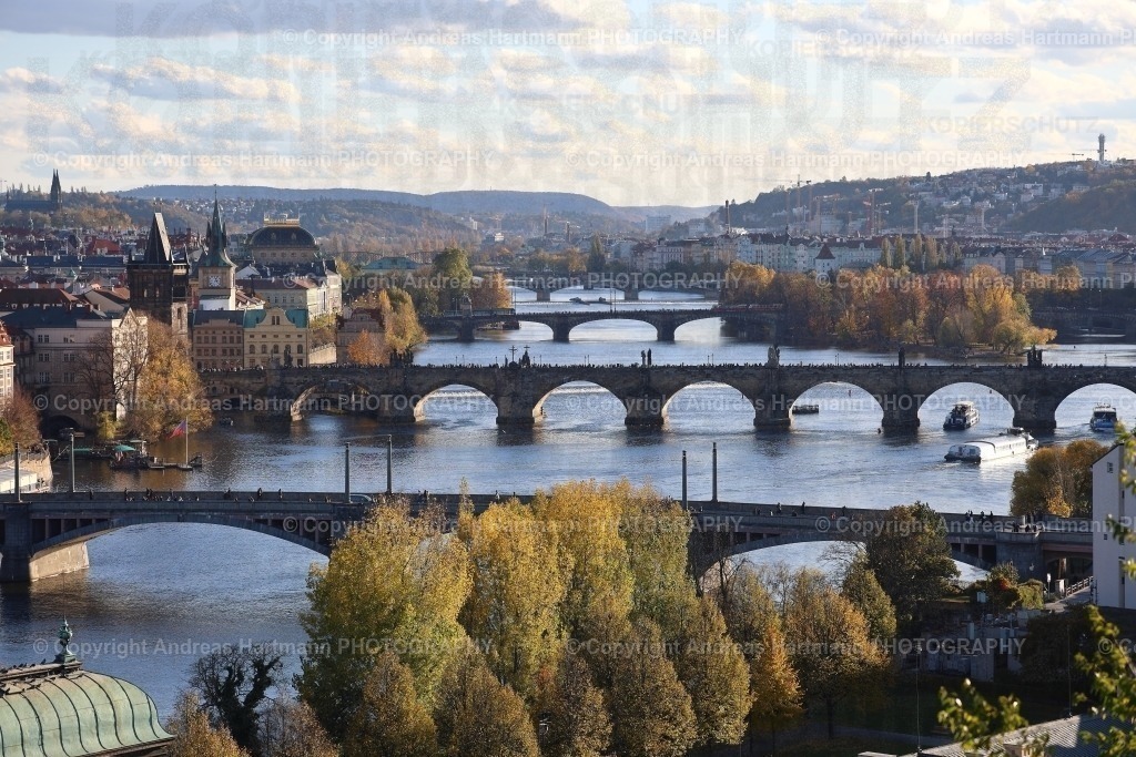 Moldau in Prag | Moldau in Prag, Blick vom Letnipark - Realisiert mit Pictrs.com
