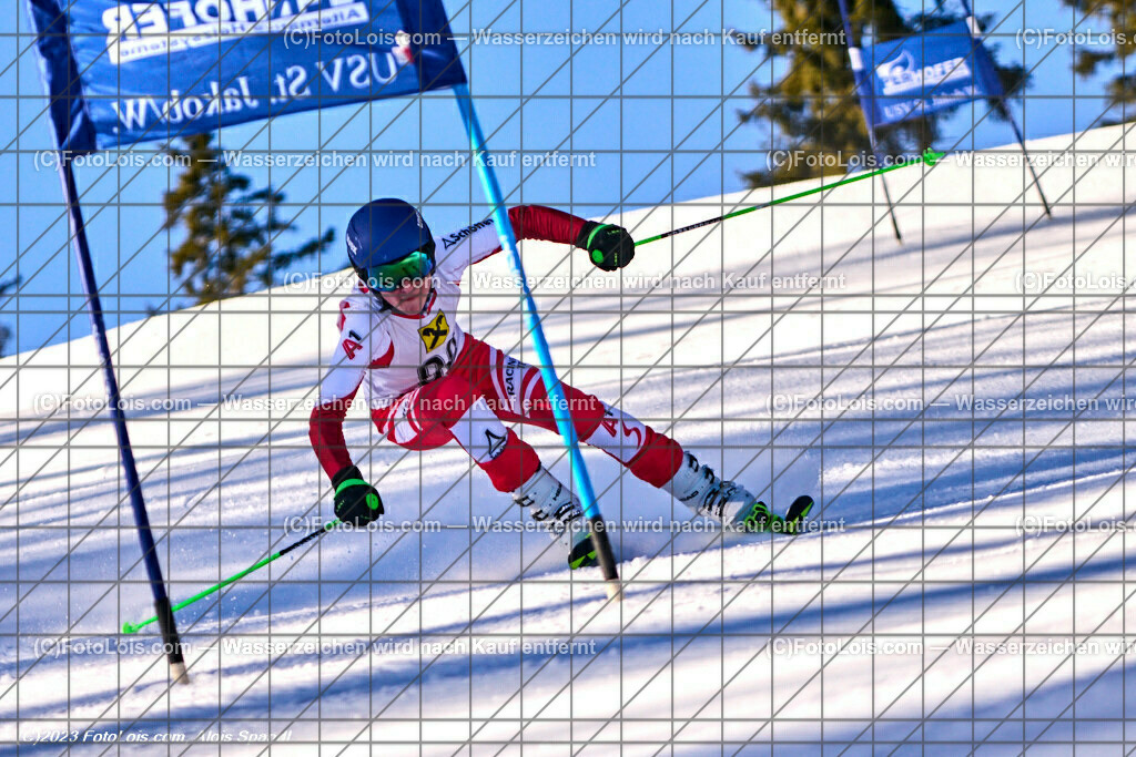 ALP8535_JOGLLAND-CUP-RTL_St-Jakob-Walde_Kolb Julian | (C)FotoLois.com, Alois Spandl. Raiffeisen-Liebmarkt Sport 2000 Autohaus Felber-Fischer Jogllandcup, Skibezirk 7 - Joglland, Sa 20. Januar 2024.