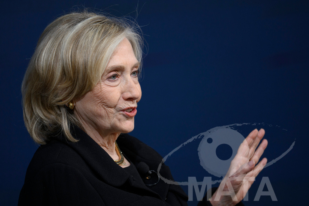 _DWA3754 | Die US-Politikerin Hillary Clinton auf der Veranstaltung Bridging Scholarship and Statecraft im Rahmen der Münchner Sicherheitskonferenz 2026. München, 13.02.2026 Bayern Deutschland  - Realisiert mit Pictrs.com