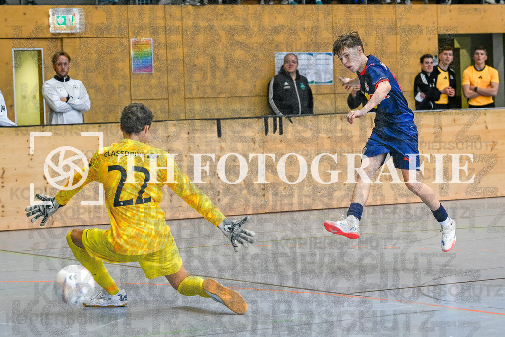 GER, RB Leipzig - Manchester City, Fussball, U14 Hallenturnier, PS-Immo-Cup 2026, 18.01.2026 | Leipzig, City
