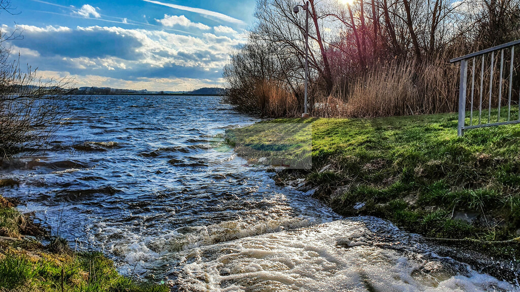 Sonnenuntergang am Förmitzspeicher | Impressionen rund um Hochfranken - Frankenwald - Fichtelgebirge - Realisiert mit Pictrs.com
