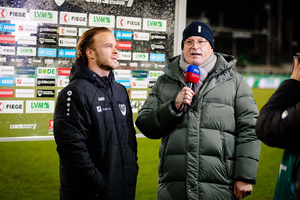 2. Bundesliga, Saison 2025/26, 15. Spieltag: SC Preußen Münster - Hannover 96 | Münster, 05.12.2025: 2. Bundesliga, 15. Spieltag, SC Preußen Münster gegen Hannover 96 im LVM-Preußenstadion in Münster. Foto: sportfotografie.ms | Markus Paletta - Realisiert mit Pictrs.com