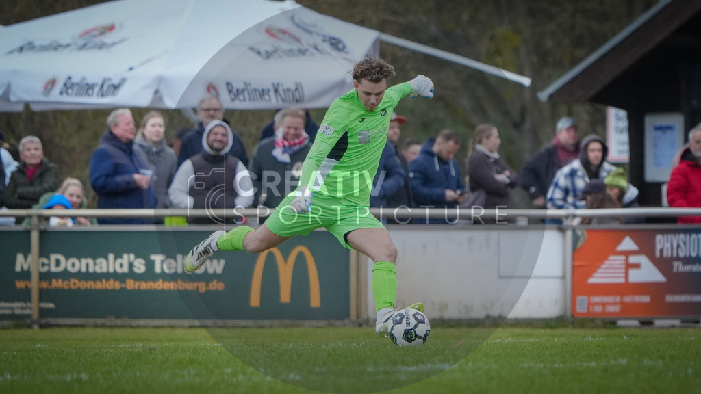 Fußball, Herren, Saison 2025/2026, Landespokal Brandenburg, Halbfinale, RSV Eintracht 1949 vs. VfB 1921 Krieschow, Samstag 28.03.2026, Sportplatz-Heinrich-Zille-Straße | Fußball, Herren, Saison 2025/2026, Landespokal Brandenburg, Halbfinale, RSV Eintracht 1949 vs. VfB 1921 Krieschow, Samstag 28.03.2026, Sportplatz-Heinrich-Zille-Straße, Im Bild: Linus Löffler (RSV) - Realisiert mit Pictrs.com
