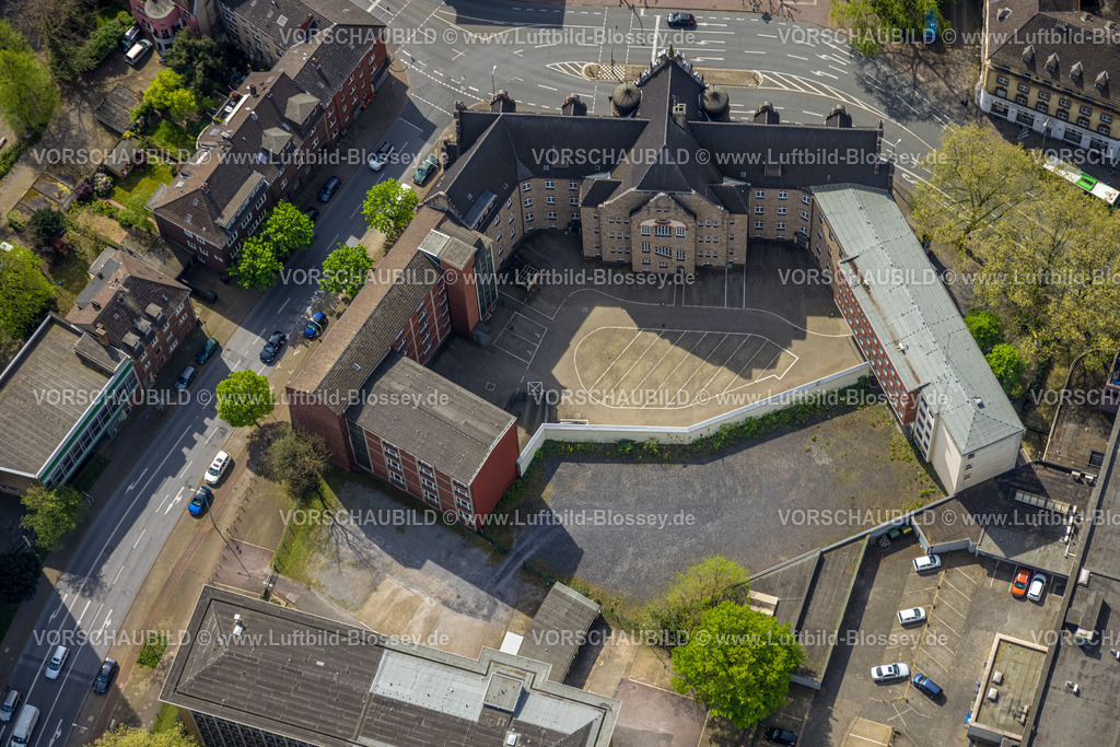 Oberhausen240401118 | Luftbild, Amtsgericht Oberhausen, Innenstadt, Oberhausen, Ruhrgebiet, Nordrhein-Westfalen, Deutschland