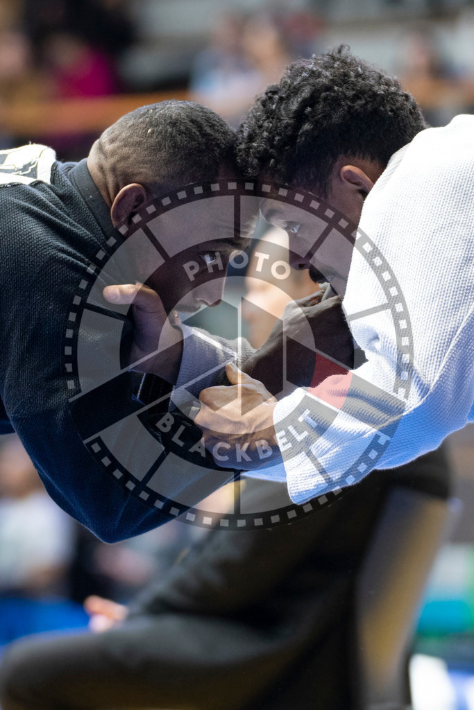 20240121PBB5256 | Fighters compete during the second day of the IBJJF European Championship in Paris, France, on January 21, 2024.