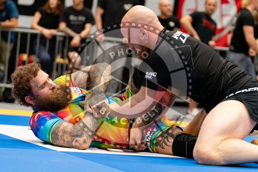 20230916PBB3318 | Fighters compete during the grappling tournement ADCC Trials (European, Middle East and African Championship) in Warsaw, Poland, on September 16, 2023.