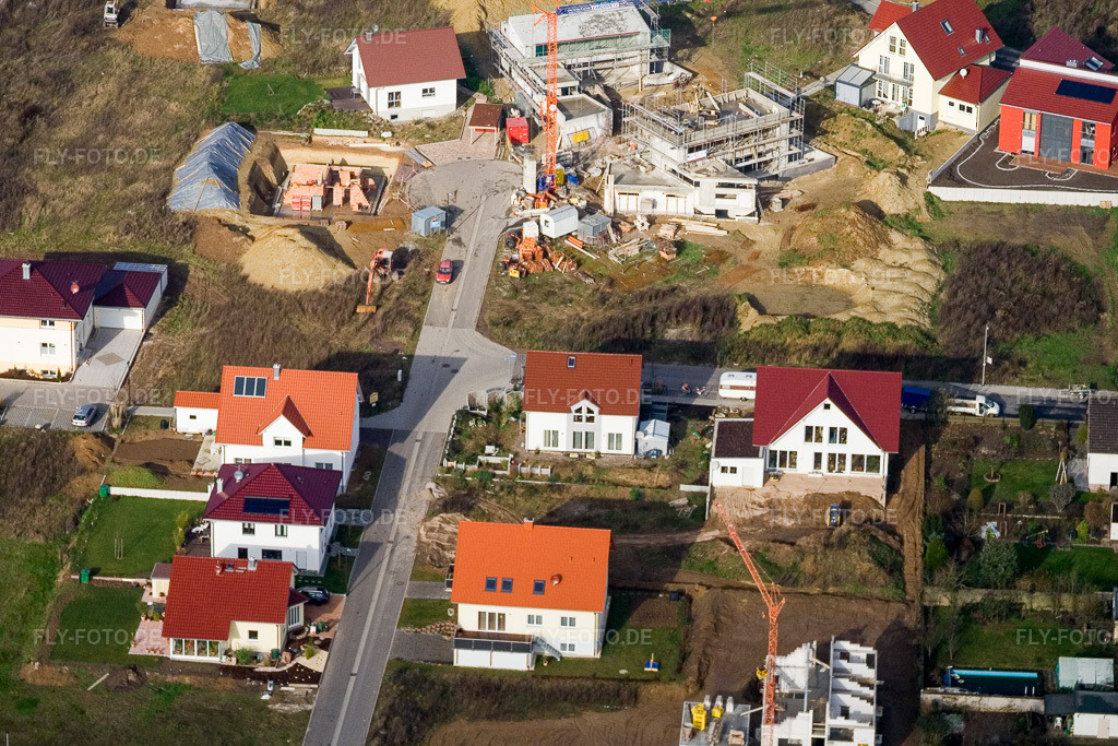 Luftbild: Am Höhenweg in Kandel im Bundesland Rheinland-Pfalz in Deutschland. Foto: IMG_14746.jpg vom 26.11.2008 durch Werner Riehm/FLY-FOTO.de