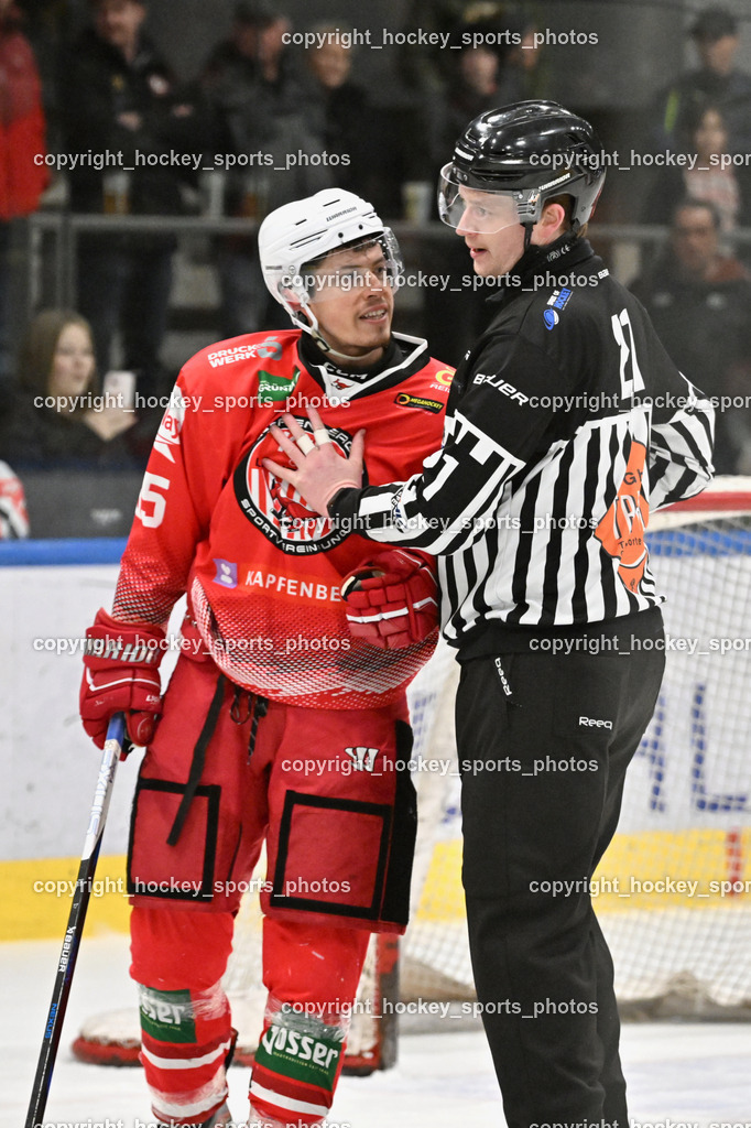 KSV KÄNGURUS vs. EHC Lustenau | #65 Malle Michael KSV, KSV KÄNGURUS vs. EHC Lustenau, KSV KÄNGURUS vs. EHC Lustenau am 14.03.2026 in Kapfenberg (Sportzentrum Kapfenberg), Austria, (Photo by Bernd Stefan)