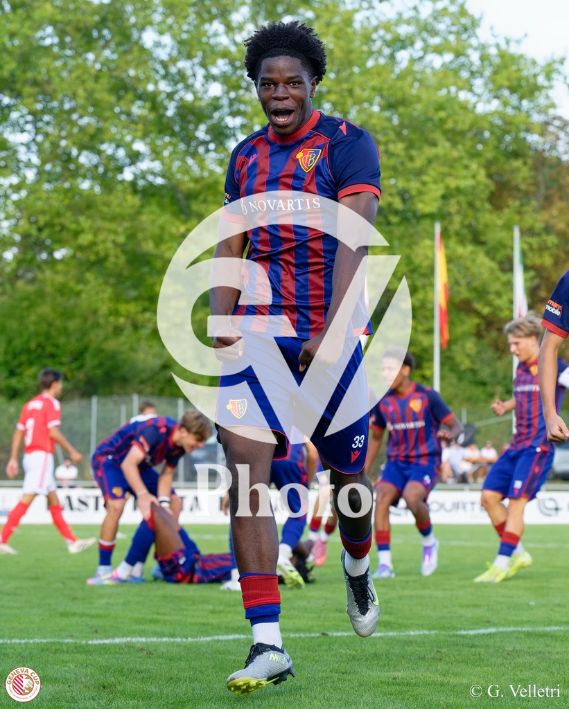 GenevaCup Group Phase - FC Basel v SL Benfica | during the GenevaCup Group Phase match between FC Basel and SL Benfica at Stade des Arberes in Meyrin, Switzerland