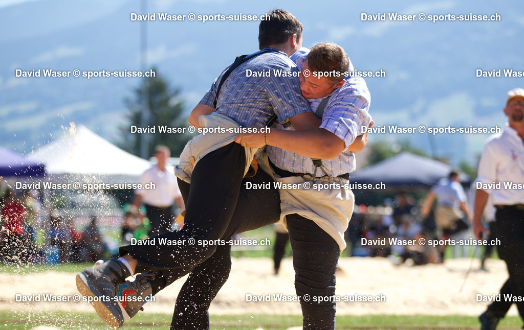Tornare Laurent (2007) - Amacker Nico (2008) _ La F_te R_gionale des Jeunes Lutteurs et des Actifs _ Riaz le 17.07.2022 (Photos Waser David_ EdelweissPoint) (2) | sports-suisse.ch