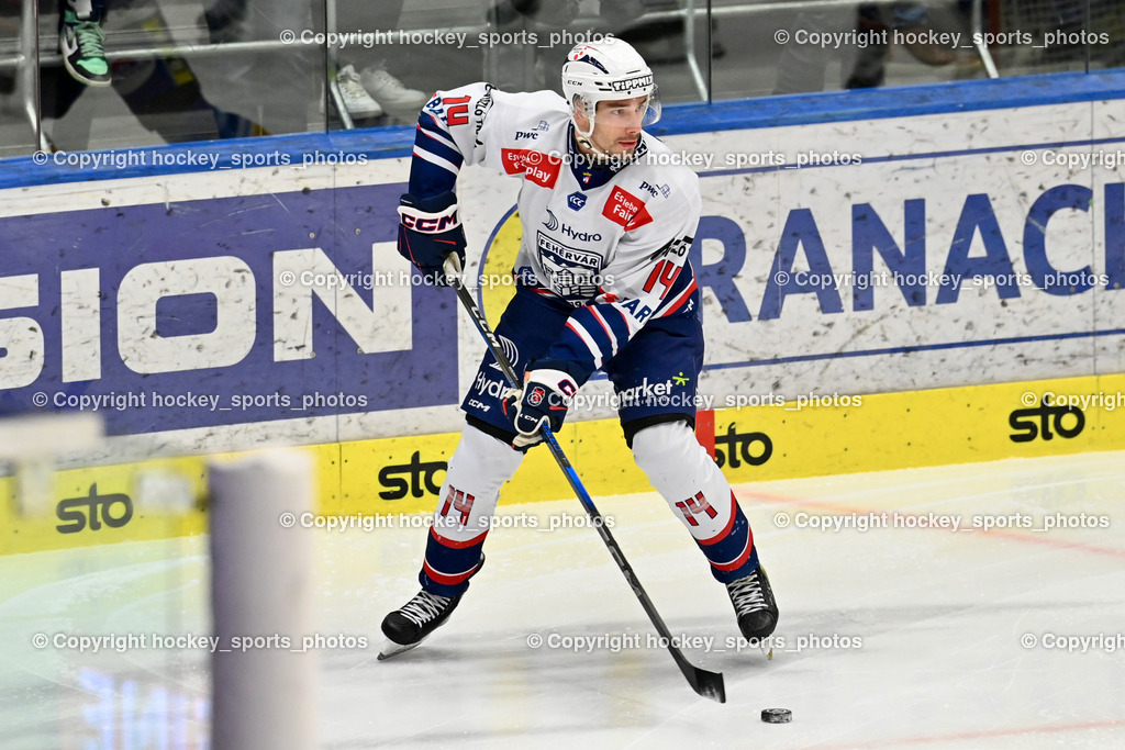 EC IDM WÄRMEPUMPEN VSV vs. HYDRO FEHERVAR AV 19 | #14 Sebok Balazs HYDRO FEHERVAR, EC IDM WÄRMEPUMPEN VSV vs. HYDRO FEHERVAR AV 19, EC IDM WÄRMEPUMPEN VSV vs. HYDRO FEHERVAR AV 19 am 20.11.2024 in Villach (Stadthalle Villach), Austria, (Photo by Bernd Stefan)