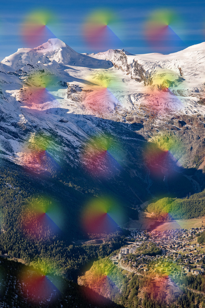 Saas-Fee und das Allalinhorn | FineArtPrint, Hahnemühle, FeeGalerie, Fee Galerie, Fotokunst, Fotografie, Canonphotography, Bergfoto, Matterhorn, Rimpfischhorn, Allalinhorn, Saas-Fee, Wallis, Valais, Switzerland, Bergfotografie