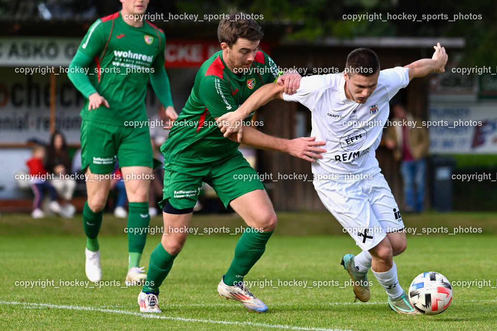 FC ASKÖ Gmünd vs. Union Matrei  | #5 Christian Preiml FC Gmünd, #11 Philipp Wibmer Matrei, FC ASKÖ Gmünd vs. Union Matrei , FC ASKÖ Gmünd vs. Union Matrei  am 21.09.2024 in Gmünd (Sportplatz Gmünd), Austria, (Photo by Bernd Stefan)