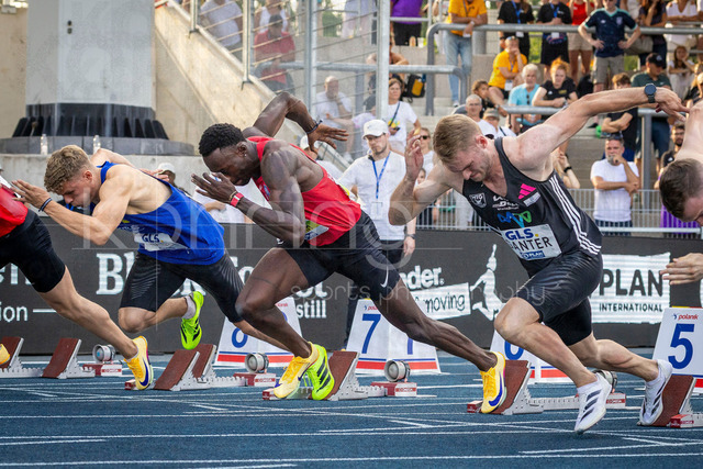 Deutsche Leichtathletik-Meisterschaften; Bochum-Wattenscheid, 25.07.2026 | Owen Ansah (Hamburger  SV); Deutsche Leichtathletik-Meisterschaften am 25.07.2026 im Lorheide-Stadion, Bochum-Wattenscheid (Nordrhein-Westfalen).