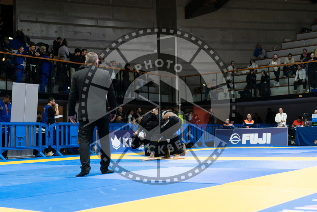 20240119PBB2657 | Fighters compete during the IBJJF European Championship in Paris, France, on January 19, 2024.