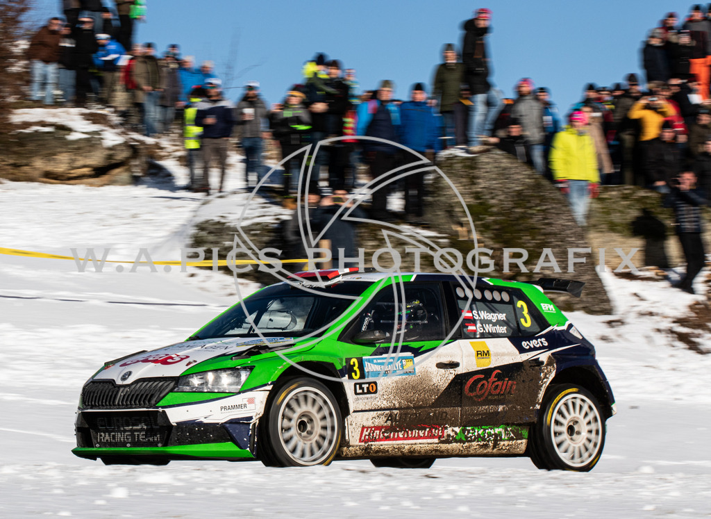 Sportmediapics-05012086499   | Jännerrallye 2020, AUSTRIA, 05-05. jänner 2020 -  Image shows: Simon Wagner/Gerald Winter (AUT,Skoda Fabia R5 evo)
Keywords: Motorsport, Rallye, Jänner, Unterweißenbach, Sport.
Photo: Sportmediapics/Andreas Willdoner