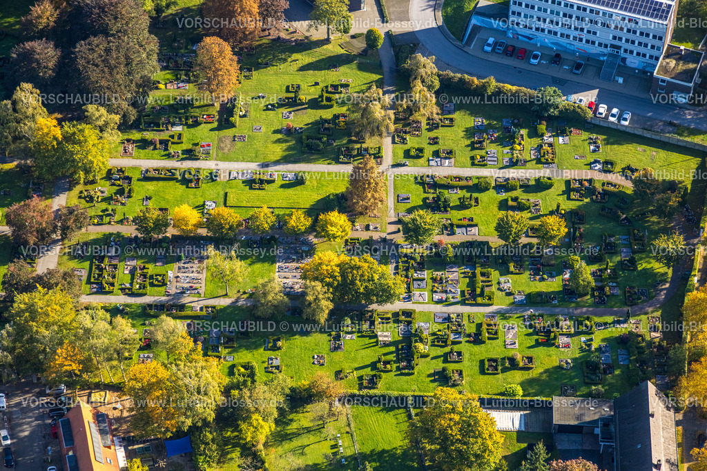 Hamm241007211 | Luftbild, Südenfriedhof Gräberfeld, Mitte, Hamm, Ruhrgebiet, Nordrhein-Westfalen, Deutschland