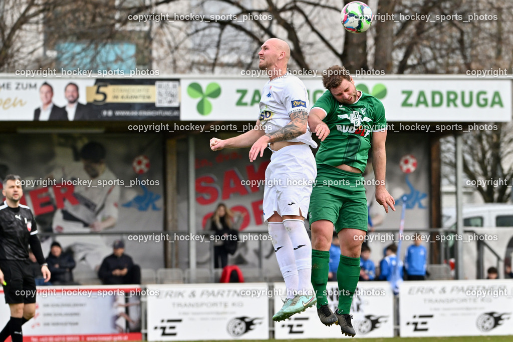 SAK vs. VST Völkermarkt | #21 Zan Benedicic SAK, #6 Lukas Ladinig VST Völkermarkt, SAK vs. VST Völkermarkt, SAK vs. VST Völkermarkt am 21.03.2026 in Klagenfurt (Sportpark Welzenegg), Austria, (Photo by Bernd Stefan)