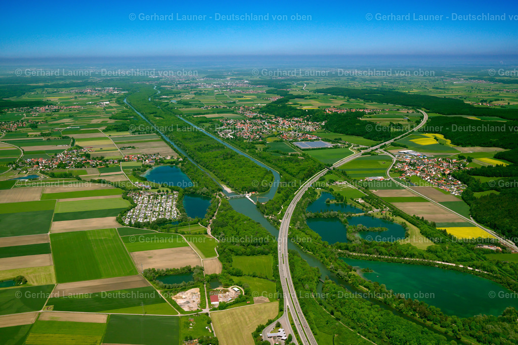 2902626 | Landschaft bei Kellmünz an der Iller mit A7 und Illerkanal