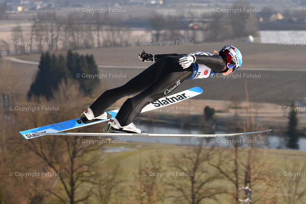 A_LUI_20230210_0009 | HINZENBACH, AUSTRIA, NORDIC SKIING, WOMEN TEAM-SKI JUMPING - FIS WORLD CUP 
IM BILD:   Natalie Eilers (CAN)               

FOTO:FOTOLUI/UW
