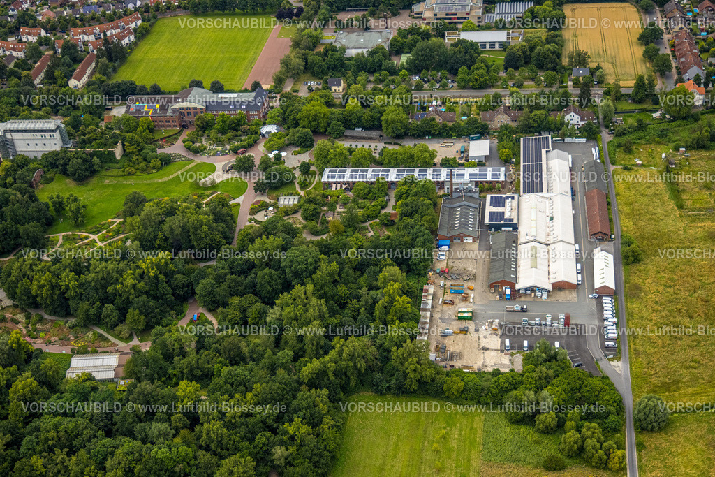 Hamm240710421 | Luftbild, Maximilianpark, Feizeitpark mit Wald, grüne Lunge, Uentrop, Hamm, Ruhrgebiet, Nordrhein-Westfalen, Deutschland