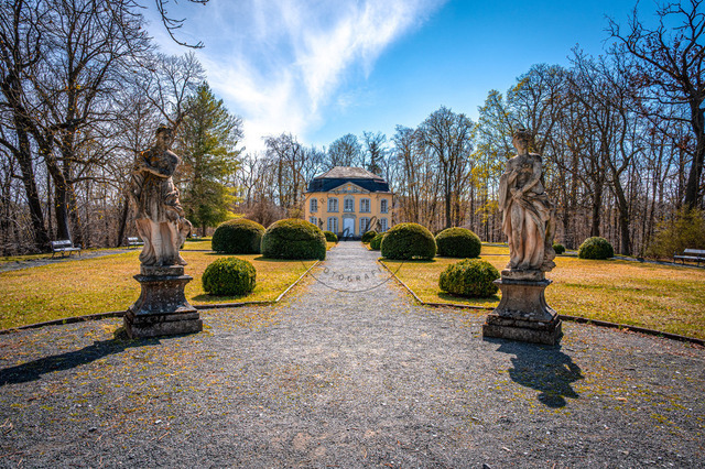 Schlossgarten vom Schloss Burgk | Der Schlossgarten von Schloss Borgk - Realisiert mit Pictrs.com