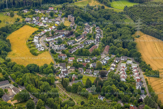 Witten230701684 | Luftbild, Ortsansicht Ortsteil Buchholz, Witten, Ruhrgebiet, Nordrhein-Westfalen, Deutschland