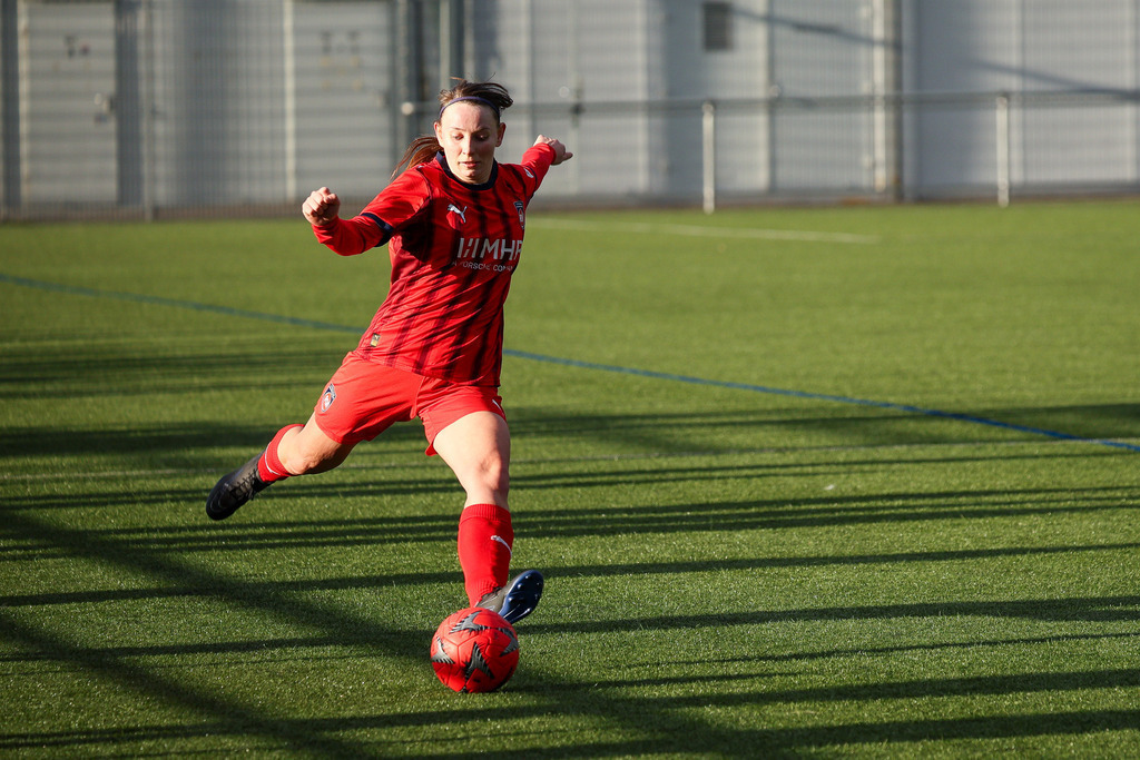 20260329-FCH-HS_085 | 1.FC Heidenheim 1846 II vs. SGM Hohenmemmingen/Sontheim, Fußball, Frauen, Bezirksliga, 2025/2026, 14. Spieltag, 29.03.2026 in Heidenheim, Kunstrasen b. Voith-Arena West(Foto: Michael Bulling) - Realisiert mit Pictrs.com