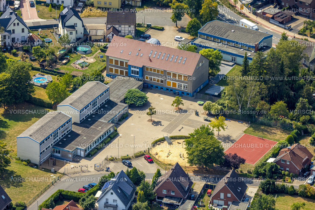 Hamm220809394HerringenPelkum | Luftbild, Schillerschule, Pelkum, Hamm, Ruhrgebiet, Nordrhein-Westfalen, Deutschland