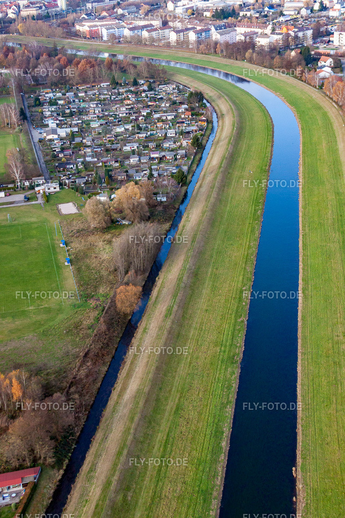 Schwalbenrain | Luftbild: Schwalbenrain in Rastatt im Bundesland Baden-Württemberg in Deutschland. Foto: IMG_22870.jpg vom 21.11.2009 durch Werner Riehm/FLY-FOTO.de - Realisiert mit Pictrs.com