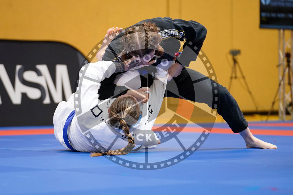 20240203PBB05886 | Fighters compete during the Brazilian Jiu-Jitsu Championship of the AJP Tour in Maintal by Frankfurt am Main, Germany, on February 2, 2024.