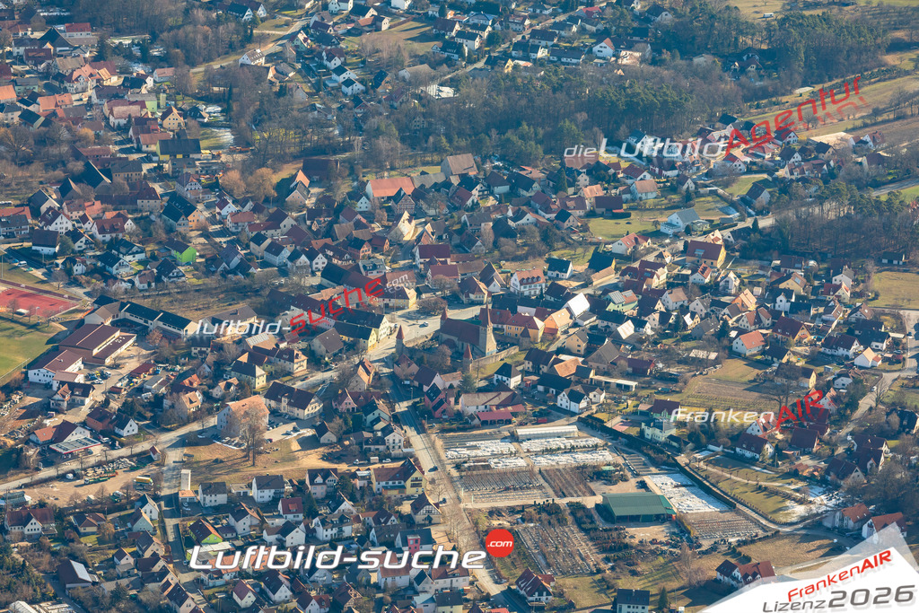 Das Luftbild der Stadt Effeltrich wurde 2019 vom Flugzeug heraus erstellt (keine Drohne) Aufnahmehöhe ca.400 Meter- hohe Auflösung- beste Druck-Qualität garantiert!