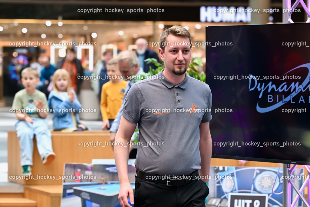 Pool Billard Bundesliga 2025 im ATRIO | Manuel Plattner, Pool Billard Bundesliga 2025 im ATRIO, Pool Billard Bundesliga 2025 im ATRIO am 29.03.2025 in Villach (Atrio), Austria, (Photo by Bernd Stefan)