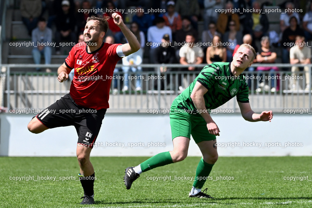SC Landskron vs. SV Falle Maria Gail | #11 Philipp Stotz SV Maria Gail, #23 Matteo Zauner SC Landskron, SC Landskron vs. SV Falle Maria Gail, SC Landskron vs. SV Falle Maria Gail am 17.05.2026 in Villach (Sportanlage Landskron), Austria, (Photo by Bernd Stefan)