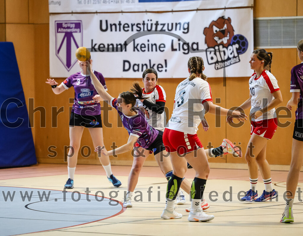 2024-10-13_024_SpVgg_Altenerding_gegen_SC_Freising | Erding, Deutschland, 13.10.2024:Handball, Bezirksoberliga Frauen Altbayern 2024 / 2024, 3. Spieltag, SpVgg Altenerding gegen SC Freising, Endergebnis: 26:35Foto: Christian Riedel / fotografie-riedel.net