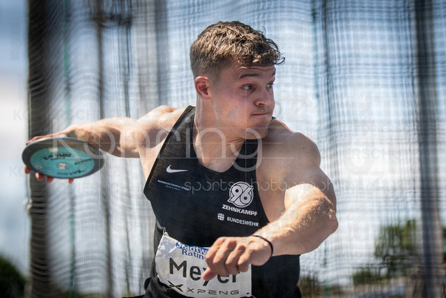 Multisport Event; Ratingen, 28.06.2026 | RATINGEN, GERMANY - JUNE 28, 2026 : Marcel Meyer (GER / Germany) during the decathlon’s discus throw of the Multisport Event at Stadion Ratingen on June 28, 2026 in Ratingen, Germany.