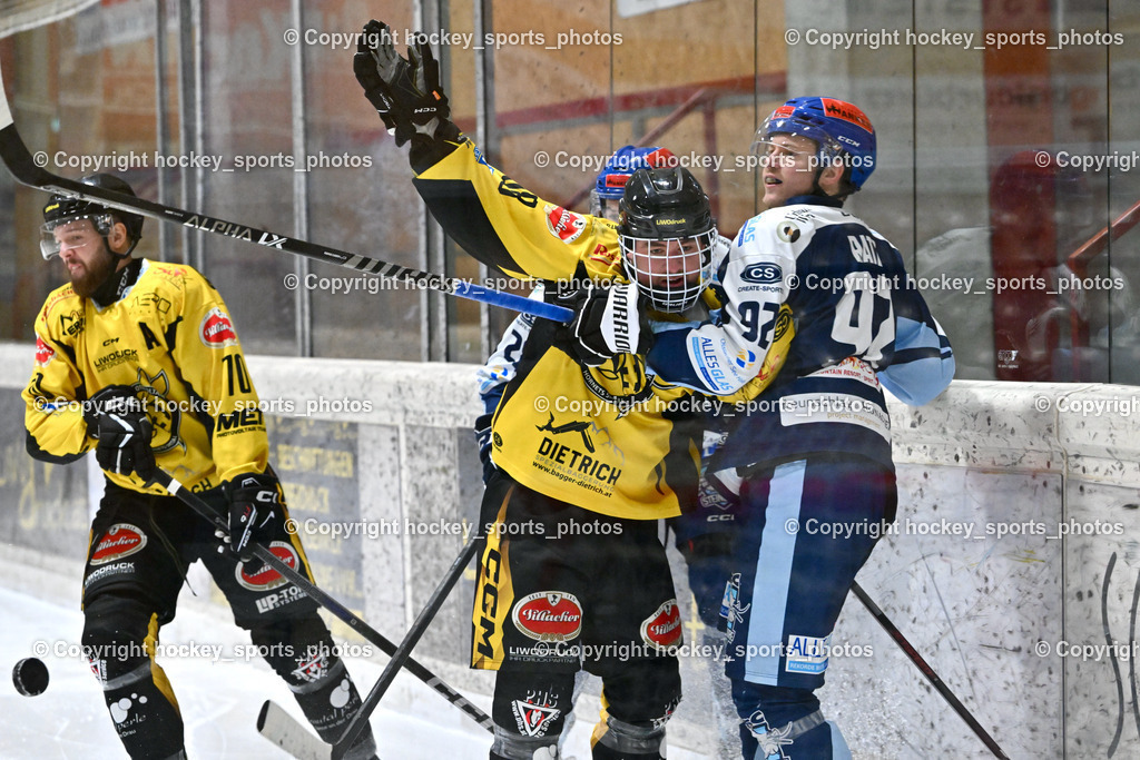 EC Spittal Hornets vs. ESC Steindorf 10.2.2024 | #70 Kronig Daniel, #98 Thalhammer Dominic, #92 Ratz Patrick