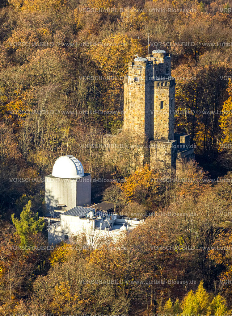Hagen251103737 | Luftbild, Eugen-Richter-Turm mit Sternwarte Hagen,  Wehringhausen, Hagen, Ruhrgebiet, Nordrhein-Westfalen, Deutschland