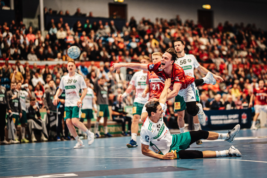 Handball | Männer | Saison 2024/2025 | DAIKIN Handball-Bundesliga | 8. Spieltag || Handball Sport Verein Hamburg vs. TSV Hannover-Burgdorf | 24.10.2024 | Leif Tissier (#7, Handball Sport Verein Hamburg) beim Wurf